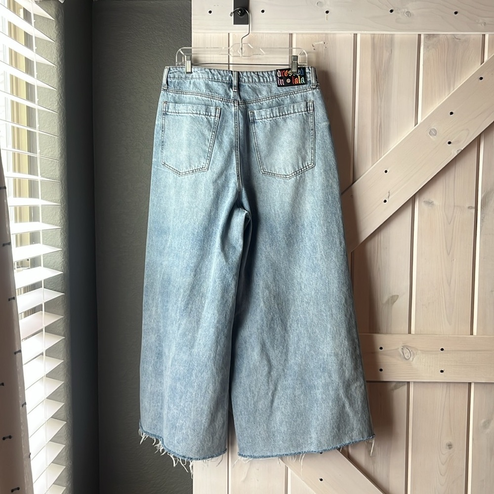 Dressed in LALA Light Blue Wide-Leg Jeans - Picture 4 of 10